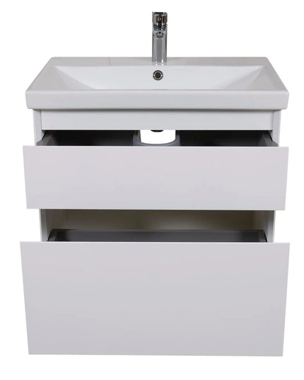 Mobilier de baie suspendat Elite, Alb Mat