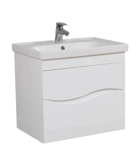 Mobilier de baie suspendat Alfa alb