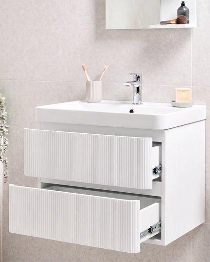 Mobilier de baie suspendat Accent Lux alb