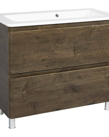 Mobilier de baie pe pardoseală Accent castan