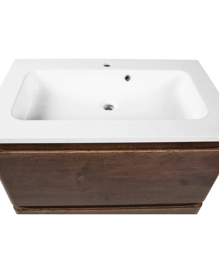 Mobilier de baie pe pardoseală Accent castan