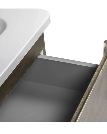 Mobilier de baie pe pardoseală Accent castan