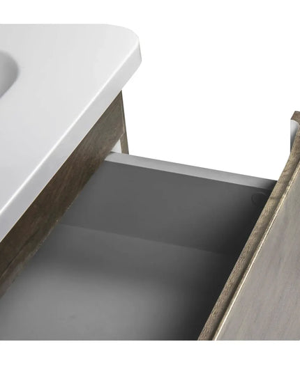 Mobilier de baie suspendat Accent castan