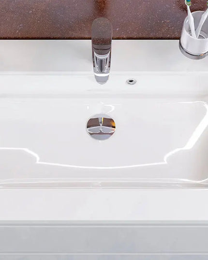 Mobilier de baie pe pardoseală Accent alb