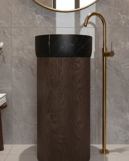 Lavoar Freestanding Premium din Lemn Masiv