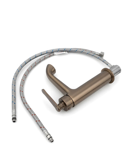 Baterie lavoar baie cu bază și mâner în trepte – B1006A 01