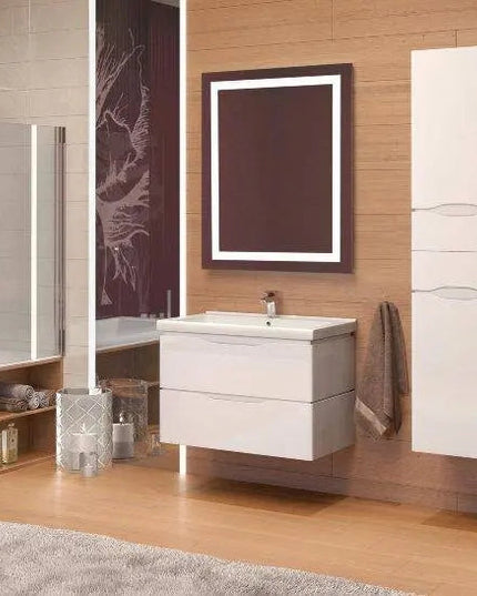 Mobilier de baie suspendat Venice, Alb (City)