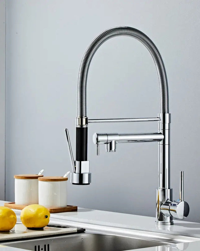 Baterie Bucătărie Profesionala Cromata