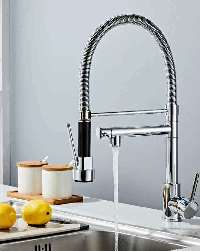 Baterie Bucătărie Profesionala Cromata