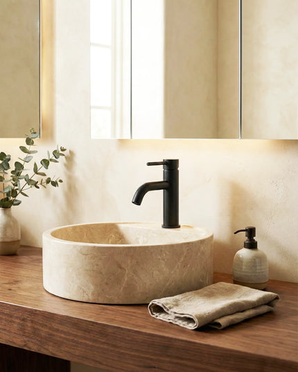 Baterie lavoar – Model Aris – Negru mat