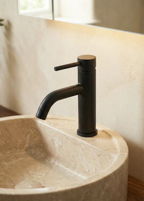 Baterie lavoar – Model Aris – Negru mat