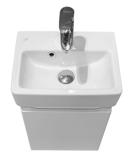 Mobilier de baie suspendat Accent alb