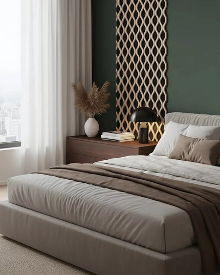 Panou riflaj decorativ Wave Oak - stejar natur C1UV-02