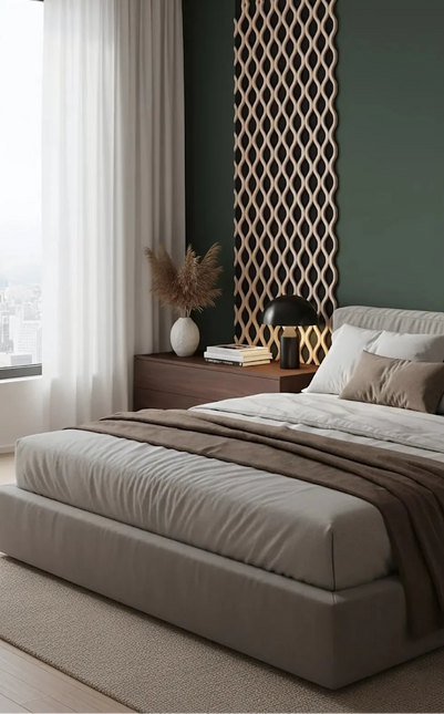 Panou riflaj decorativ Wave Oak - stejar natur C1UV-02