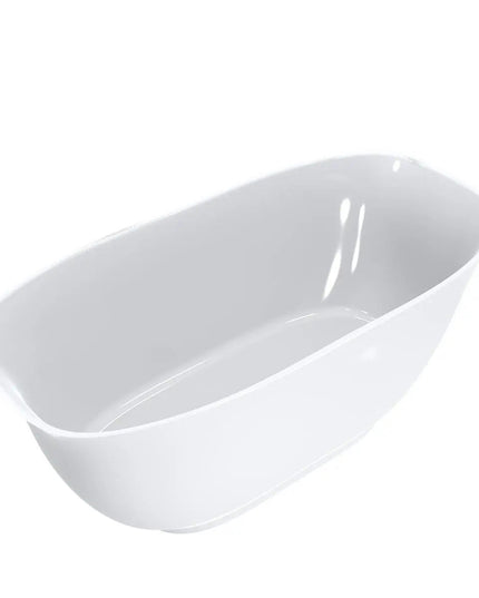 Cadă din compozit albă lucioasă Santorini