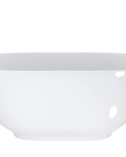 Cadă din compozit albă lucioasă Santorini