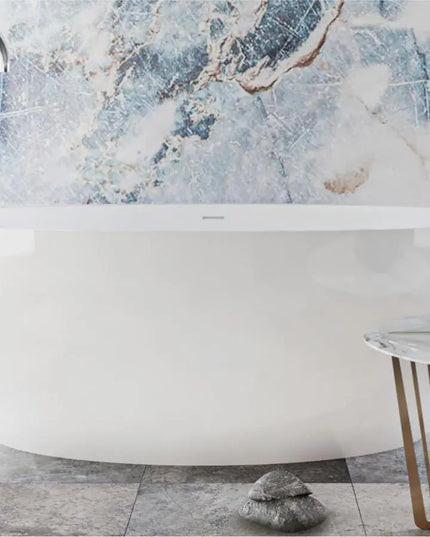 Cadă din compozit albă lucioasă Madonna