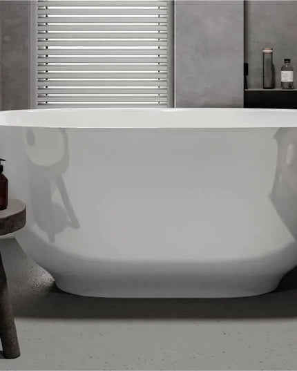 Cadă din compozit albă lucioasă Santorini