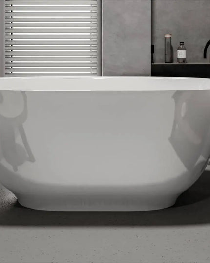 Cadă din compozit albă lucioasă Santorini