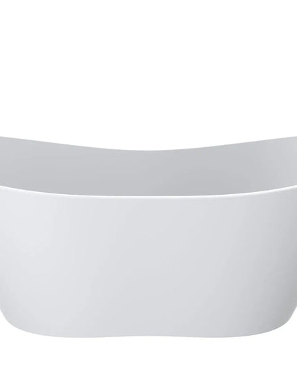 Cadă din compozit albă mată Florida