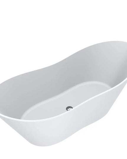 Cadă din compozit albă mată Florida