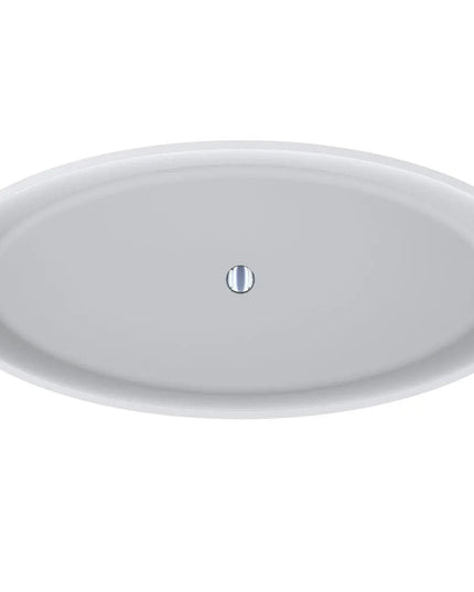 Cadă din compozit albă mată Madonna