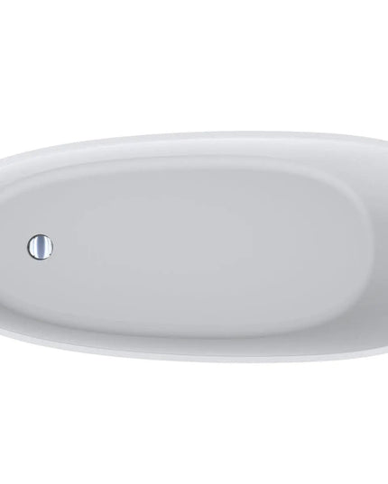 Cadă din compozit albă mată Marina