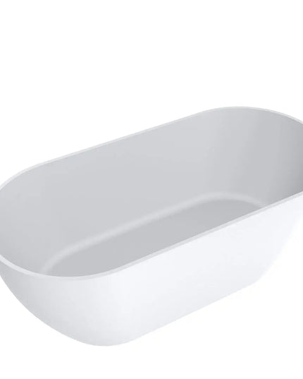 Cadă din compozit albă mată Greenland