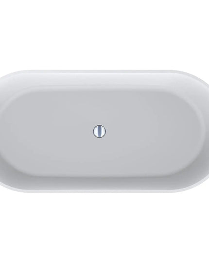 Cadă din compozit albă mată Greenland