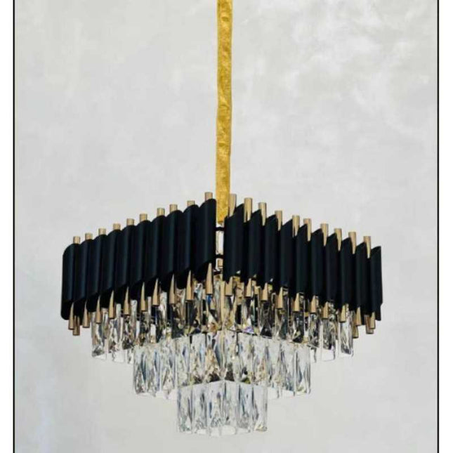 Candelabru Negru Modern 5xE14 – Eleganță și rafinament pentru orice interior - 8801/500