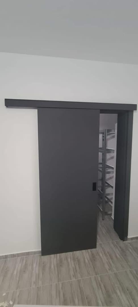 Ușă de interior BLANK Graphite silk mat