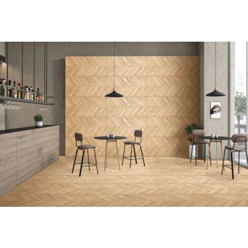 GRESIE LIVING DIGITALA VIRTIFICATA CHIRON PECAN CARVING 60X120