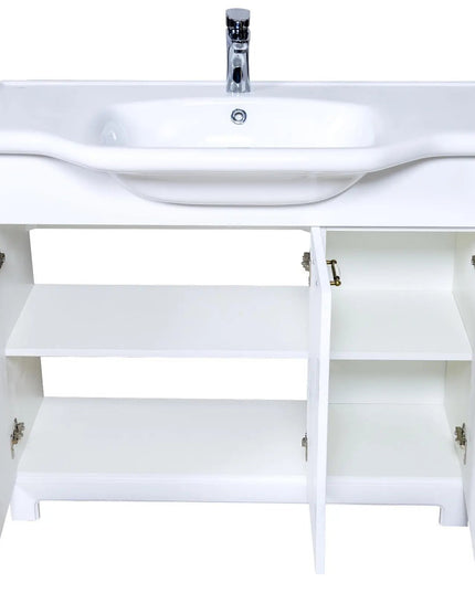 Mobilier de baie pe pardoseală Classic Alb