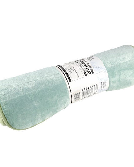Covoras baie, SANITARY, Microfibra, 45x75 cm, Menta, Dreptunghiular
