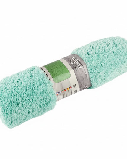 Covoras baie, SANITARY, Microfibra, 45x75 cm, turcoaz , Dreptunghiular