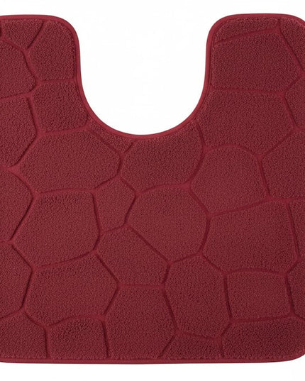 Covoras baie tip U, SANITARY, Microfibra, 45x45 cm, mov imperial, Patrat