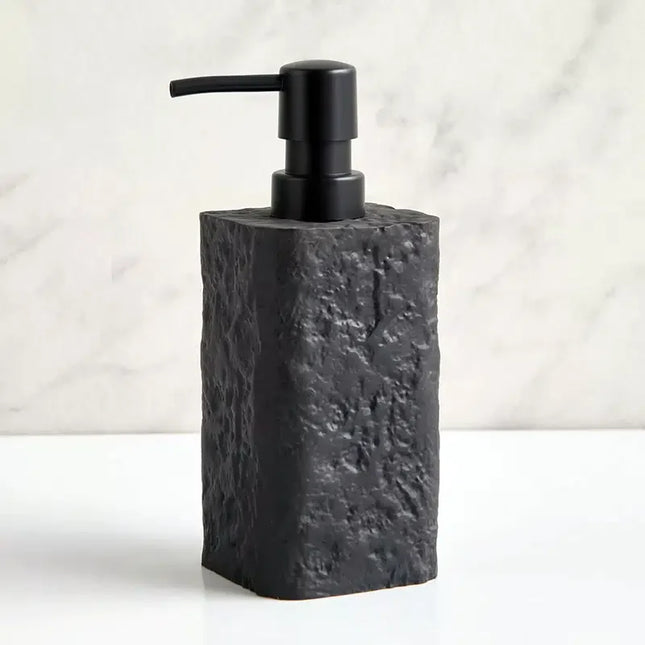 Set 3 piese accesorii de baie negru piatra