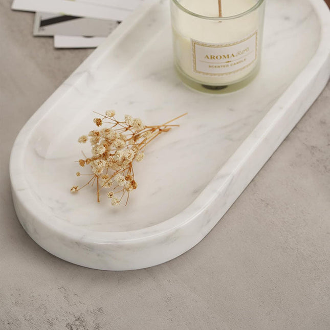 Set accesorii de baie 4 piese crem marmurat