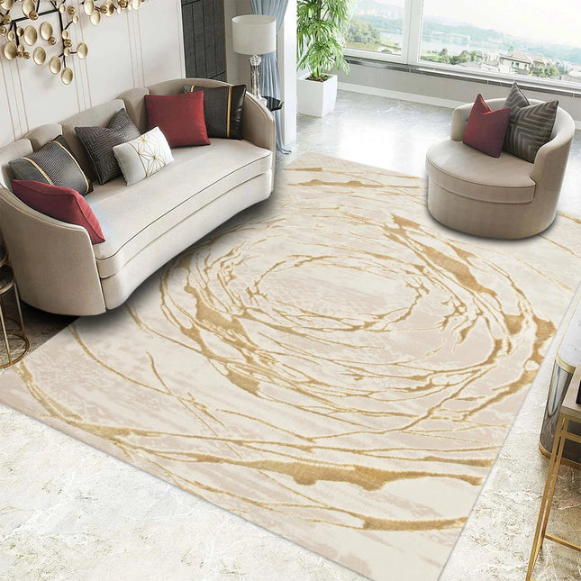 Covor Elif Silky Soft Wave Crem Gold/ F353A