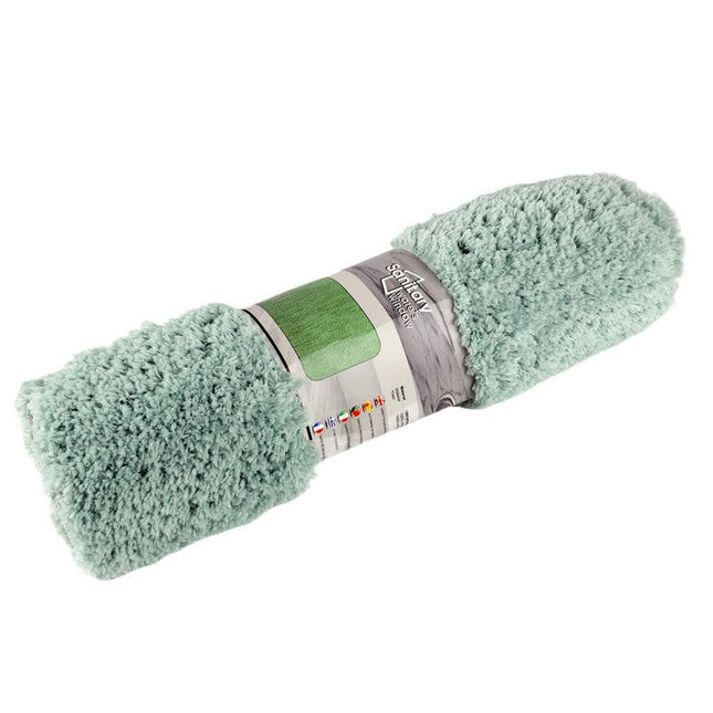 Covoras baie, SANITARY, Microfibra, 45x75 cm, Menta , Dreptunghiular