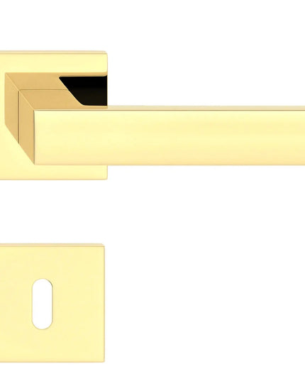 Manere usi CUBE SLIM auriu lucios