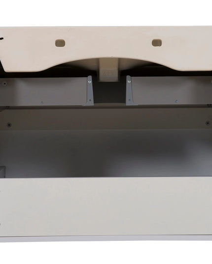 Mobilier de baie suspendat Elite, Alb Mat