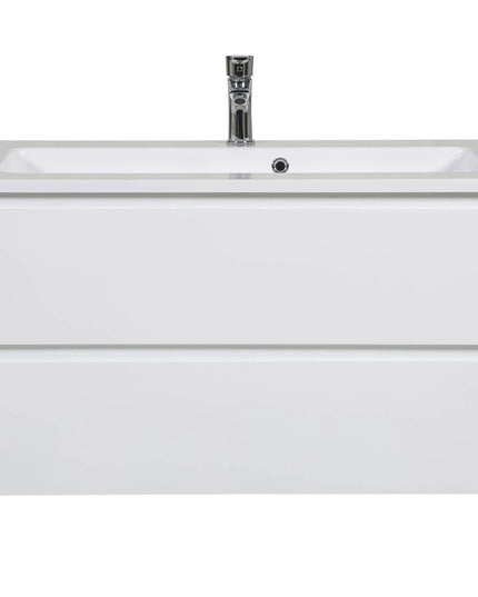 Mobilier de baie suspendat Accent alb