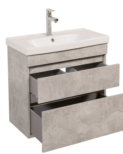 Mobilier de baie suspendat Vintage, Industrial