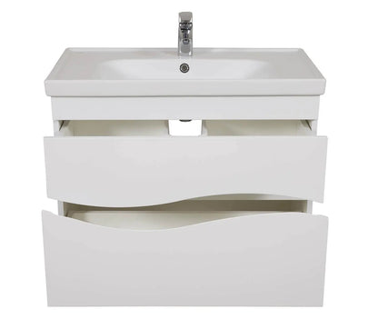 Mobilier de baie suspendat Alfa alb