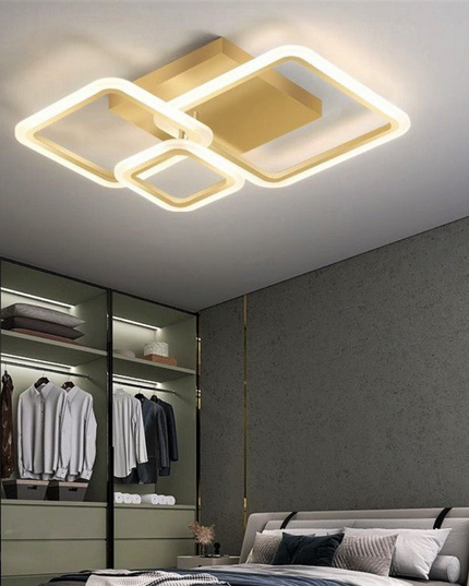 Lustră LED Auriu cu Telecomandă G 3816/3 GD