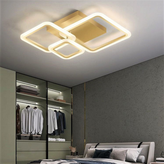 Lustră LED Auriu cu Telecomandă G 3816/3 GD