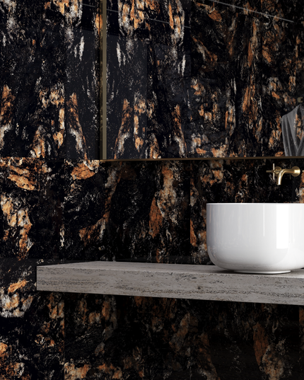 GRESIE MIDNIGHT BLACK 60X120