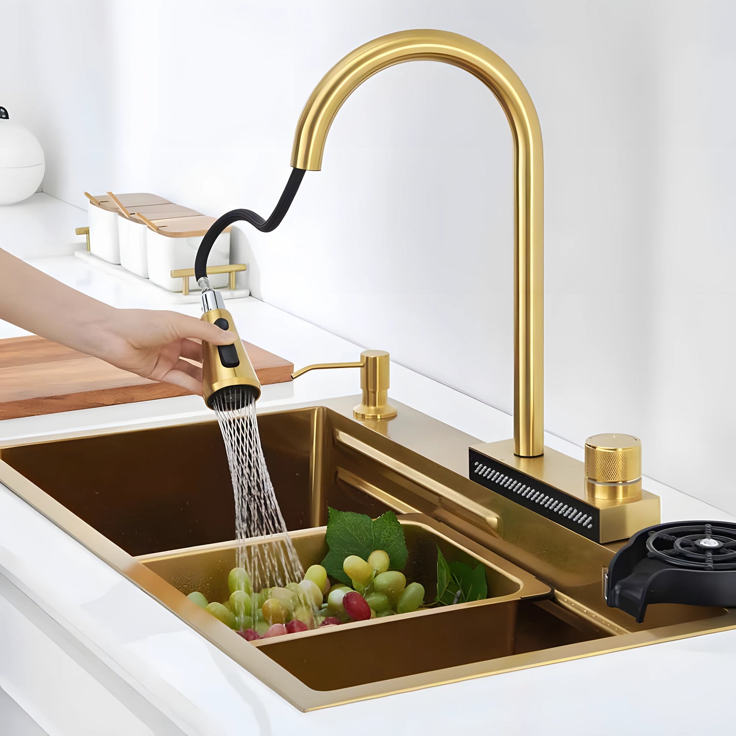 Chiuvetă multifuncțională cu accesorii 7546 HMF-G