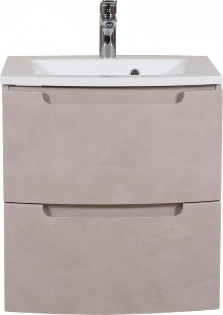 Mobilier de baie suspendat Headway beton-beige